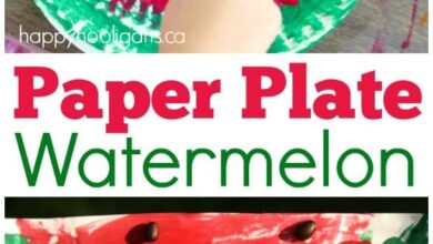 Paper Plate Watermelon Craft – Happy Hooligans Paper Plate Watermelon Craft – Happy Hooligans
