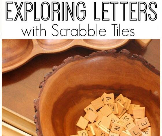 Scrabble Tiles for Learning – Letter Activities for Preschoolers Scrabble Tiles for Learning – Letter Activities for Preschoolers
