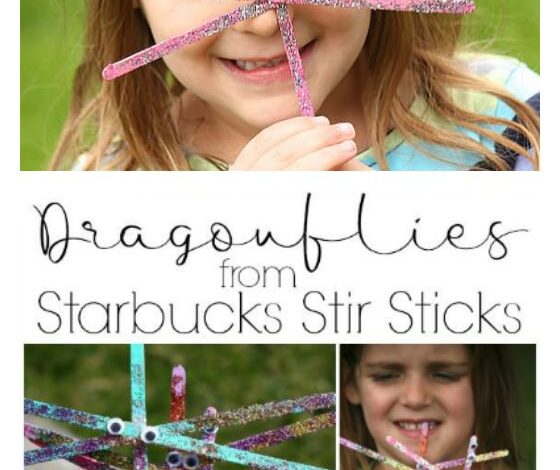 Easy Dragon Fly Craft for Kids