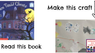 Ten Timid Ghosts craft