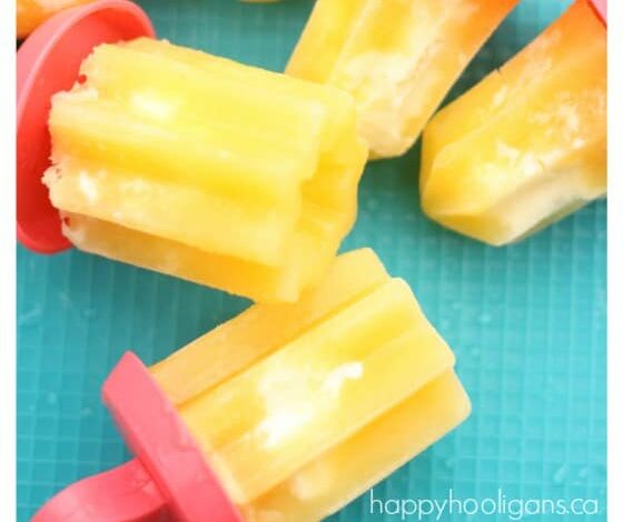 Easy, Healthy, 2-Ingredient Homemade Creamsicles Easy, Healthy, 2-Ingredient Homemade Creamsicles