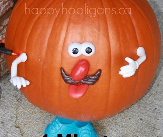 Last Minute Pumpkin Decorating Idea