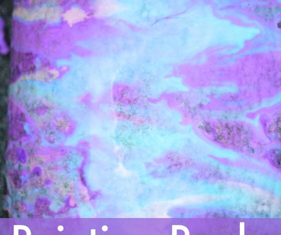 Rock Painting with 3 Ingredient Sidewalk Paint Rock Painting with 3 Ingredient Sidewalk Paint