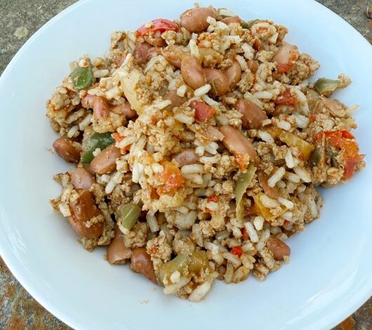 Turkey, Peppers, & Rice Skillet Turkey, Peppers, & Rice Skillet