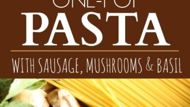 One-Pot Pasta with Sausage, Mushrooms and Basil One-Pot Pasta with Sausage, Mushrooms and Basil