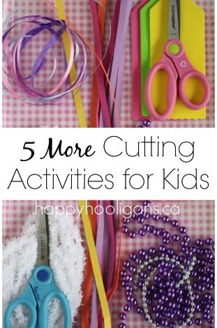 Cutting Practice – 5 More Scissor Activities for Kids Cutting Practice – 5 More Scissor Activities for Kids