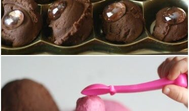 Chocolate and Strawberry Play Dough Chocolate and Strawberry Play Dough