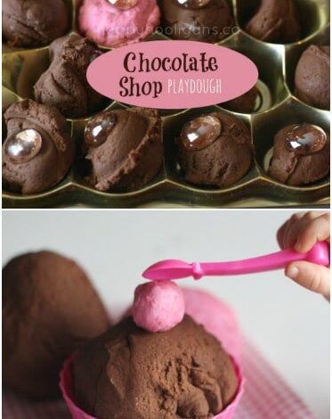 Chocolate and Strawberry Play Dough