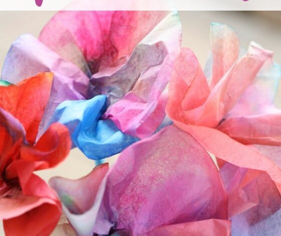 Vibrant Coffee Filter Flowers – So Vibrant and Easy