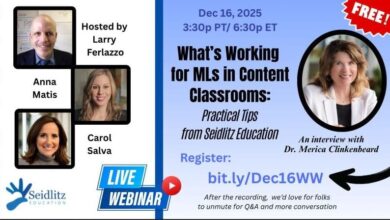 Join Me Dec. 16th At A Free Webinar On How To Support ELLs In Content Classes