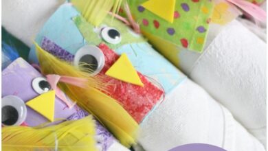 Adorable Easter Chick Napkin Ring Craft