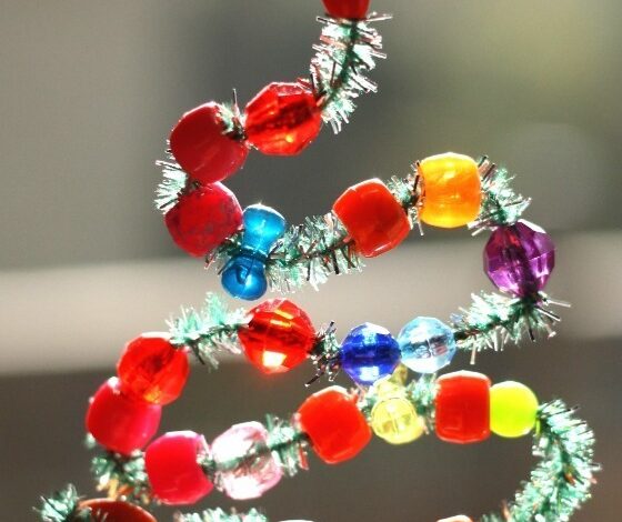 Bead and Pipe Cleaner Ornaments