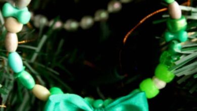 Beaded Wreath Ornament for Kids Beaded Wreath Ornament for Kids