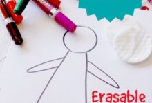 Erasable Drawing Activity for Kids