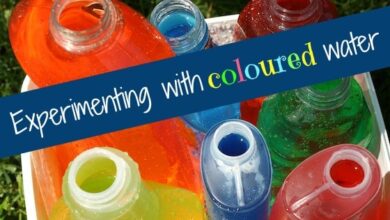 Coloured Water Activity for Toddlers and Preschoolers Coloured Water Activity for Toddlers and Preschoolers