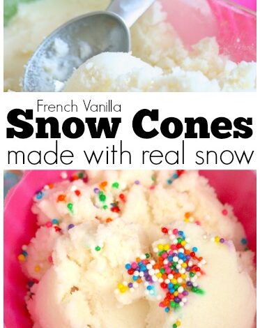 French Vanilla Snow Cones Made With Real Snow French Vanilla Snow Cones Made With Real Snow