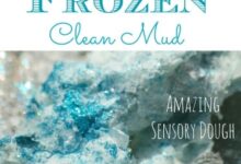 Frozen Clean Mud – Sensory Dough For Kids