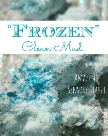 Frozen Clean Mud – Sensory Dough For Kids