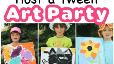 Tween Art Party Ideas – Happy Hooligans