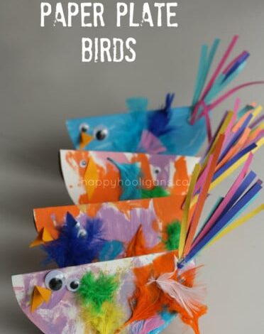 Paper Plate Bird Craft for Kids