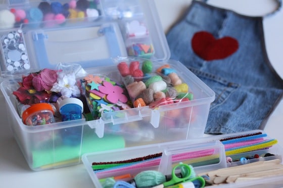 Portable Craft Kit for Kids to take on the go