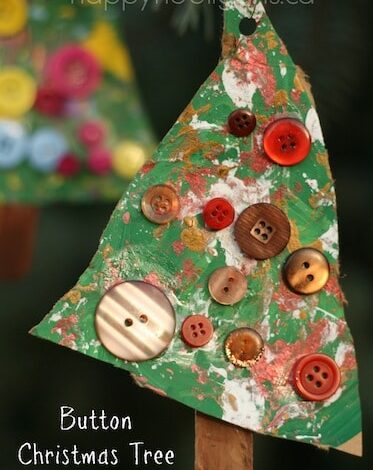 Button Christmas Tree Ornaments – Happy Hooligans