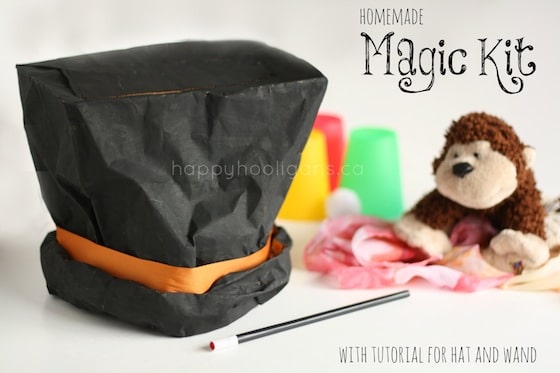 Homemade Magic Kit for Toddlers and Preschoolers