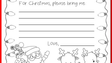 Free Letter to Santa Printable | Totschooling Free Letter to Santa Printable | Totschooling