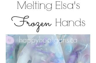 Melting Elsa’s Frozen Hands Activity