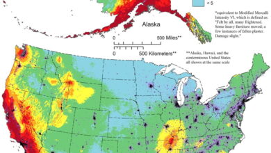 Map: Where Earthquakes Are Most Likely – & Least Likely – To Occur In The U.S.