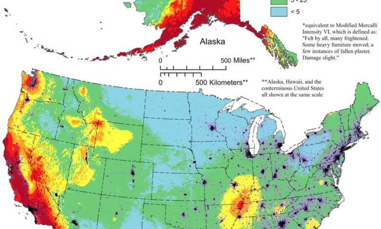 Map: Where Earthquakes Are Most Likely – & Least Likely – To Occur In The U.S. Map: Where Earthquakes Are Most Likely – & Least Likely – To Occur In The U.S.
