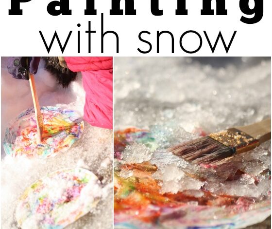 Painting with Snow – Happy Hooligans