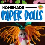 Homemade Paper Dolls for Preschoolers