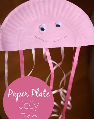 Paper Plate Jellyfish Craft for Preschool