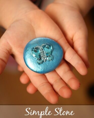 Homemade Good Luck Stones for Kids