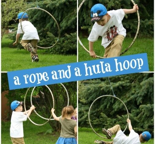 Rope and Hula Hoop Activity – Gross Motor Fun for Preschoolers
