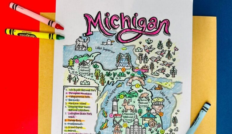 All About Michigan Worksheets (Free Printables)