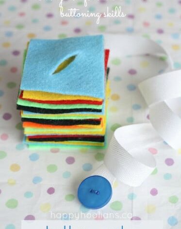 Homemade Button Snake for Fine Motor Development Homemade Button Snake for Fine Motor Development