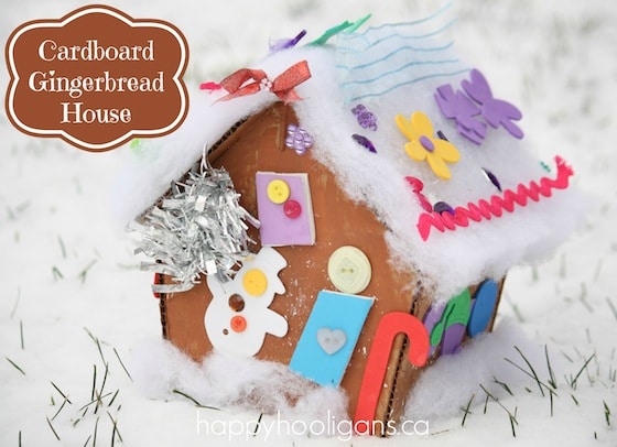 Cardboard Gingerbread House – Happy Hooligans