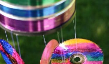 Coffee Can CD Wind Chime