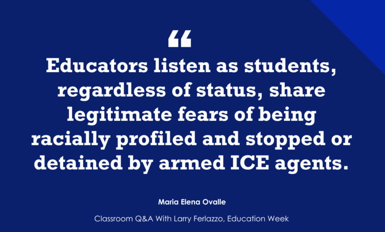 “With ICE in Chicago, a Teacher Worries, ‘Am I Doing Enough?’” “With ICE in Chicago, a Teacher Worries, ‘Am I Doing Enough?’”