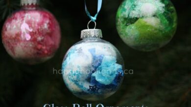 Colourful Glass Ball Ornament for Kids to Make Colourful Glass Ball Ornament for Kids to Make