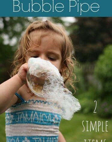 Simple Homemade Bubble Pipe – Happy Hooligans
