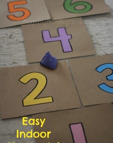 Make an Indoor Hopscotch for Rainy Days Make an Indoor Hopscotch for Rainy Days
