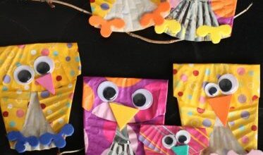Cupcake Liner Owls – Happy Hooligans