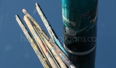 Shaving Cream Art on a Mirror
