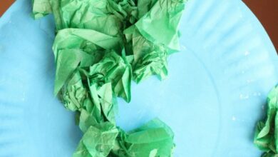 Paper Plate Earth Day Craft