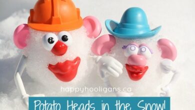 potato heads in the snow – happy hooligans potato heads in the snow – happy hooligans