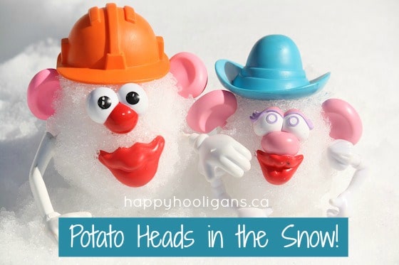 potato heads in the snow – happy hooligans potato heads in the snow – happy hooligans