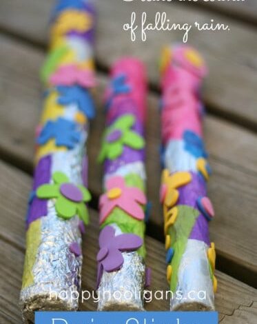 Rain Sticks for Kids to Make